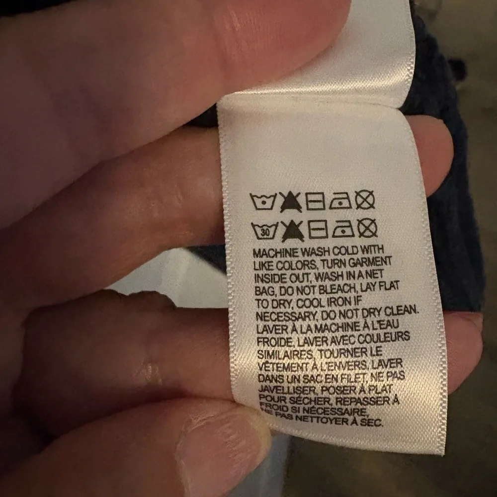Lucky Brand Blue Oversized Knit Cardigan - Picture 12 of 16